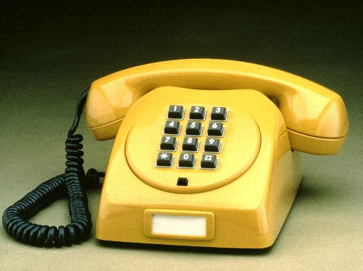 1970 - Push-button telephone